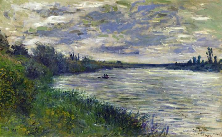 Claude Monet The Seine near Vetheuil Stormy Weather
